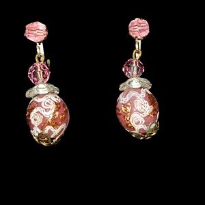 Vintage Murano Glass Earrings